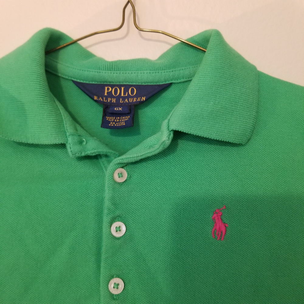 Girls' Ralph Lauren Ruffled Polo Shirt